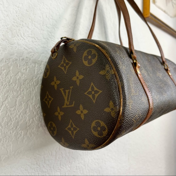 Louis Vuitton Papillon 26 Leather Logomania Bag - Picture 7 of 12